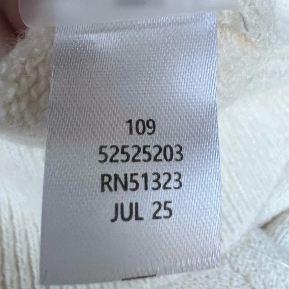 Vince Camuto Cream Short Sleeve Office Sweater Timeless NWT Nordstrom Capsule XL - Picture 11 of 12